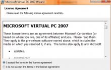 Установка Virtual Windows XP Создание виртуальной машины virtual pc
